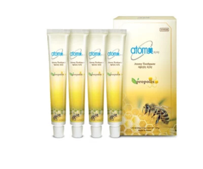 ATOMY Zahnpasta Mundpflege mit Propolis & Grüntee 50 g x 4 Tuben