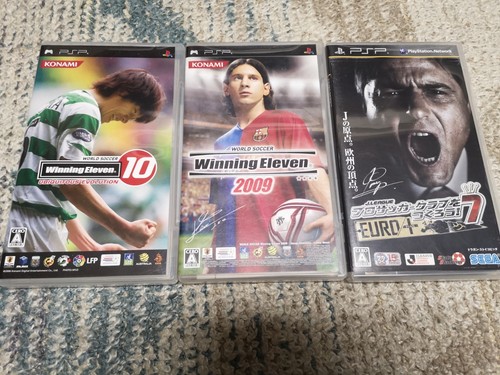 Winning Eleven 10 09 Make Professional Football Club 7 Psp 3 Game Set Japan Ebay