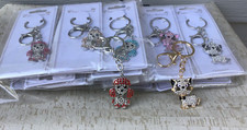 12 Wholesale CZ Poodle-Dog or Cat Keychains, Bulk Keychains  Purse Accessories