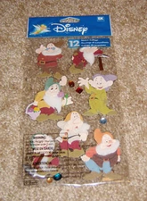 Disney EK Success Jolees Dimensional Sticker  ~ Seven Dwarves