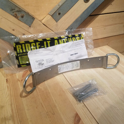 Ridge It Anchor Guardian Protezione Caduta 2 Anelli D Nuovi - Swanky Barn - Foto 3 di 12