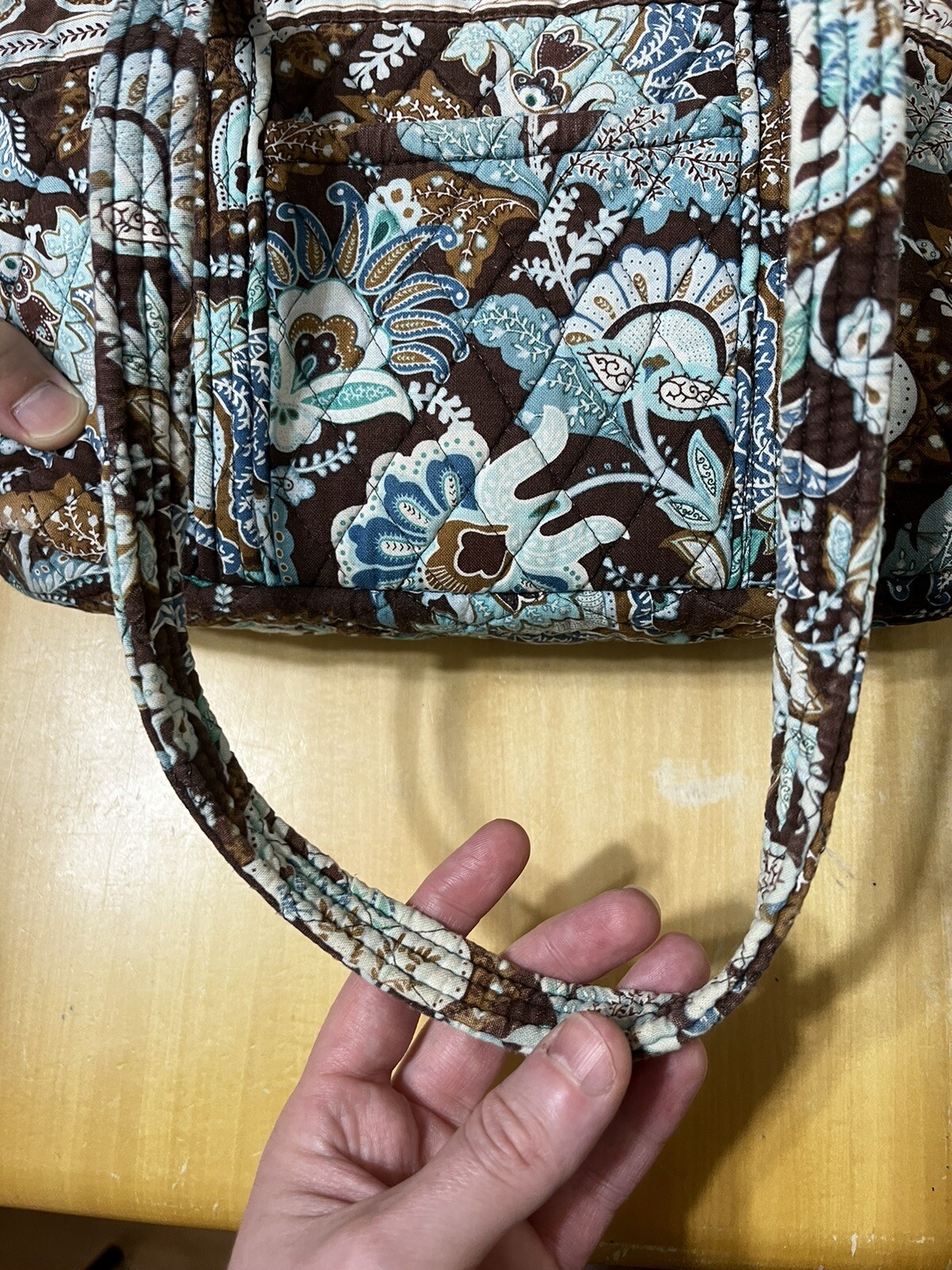 Vera Bradley small-medium handbag Java Blue Retir… - image 5