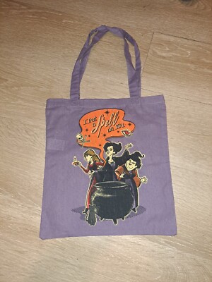 Disney Hocus Pocus I Put A Spell On You 3 Hexen lila Stoff Einkaufstasche