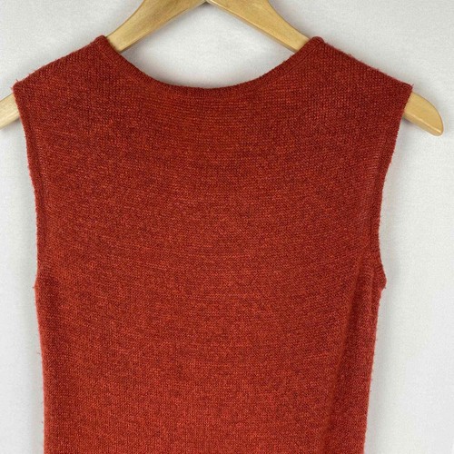 Thakoon Addition Womens Dress Brick Orange Sleeveless Mini Twisted Hip Small - Picture 6 of 10