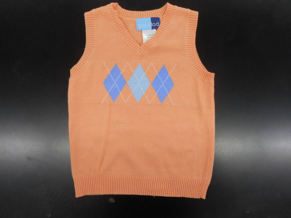 Мальчики хороший парень $64 3PC свитер жилет, рубашка и хаки брюки размеры 4, 5, 6 и 7 - Изображение 2 из 4