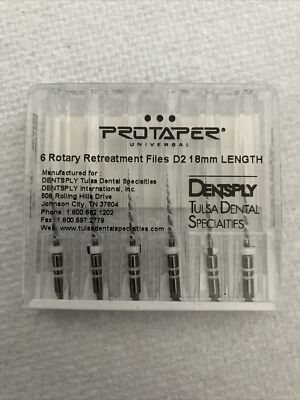 Dentsply ProTaper Rotary Files 6 file/pK