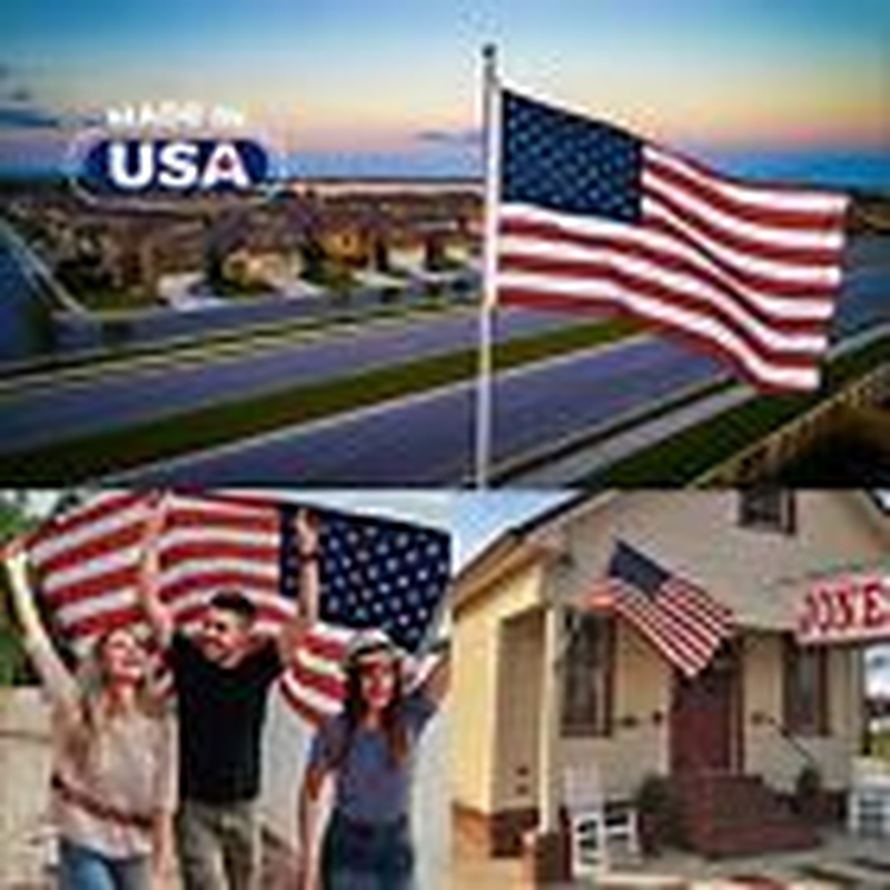 American Flag 2X3 FT for outside Made in USA, Most Durable Nylon US
