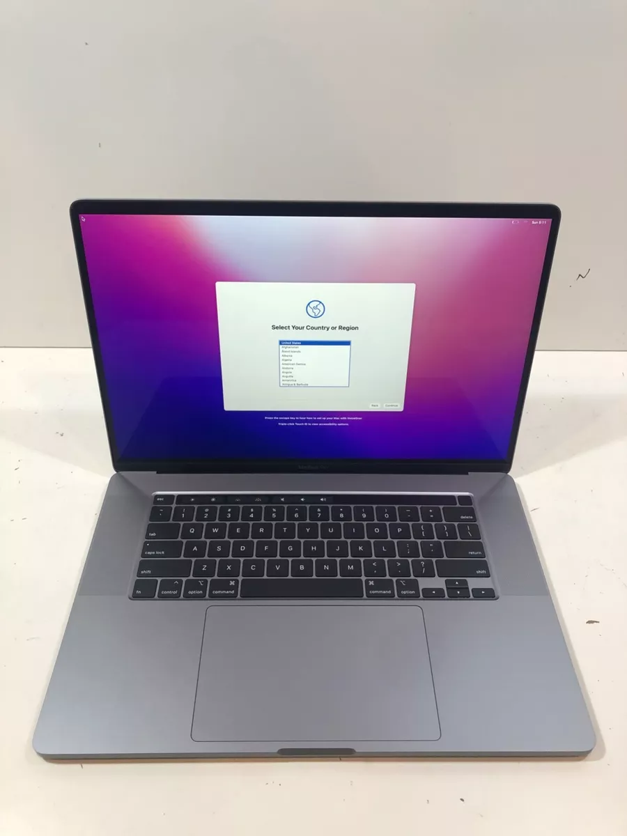 MacBook Pro 2019 16 inch 2.6 GHz i7 16GB RAM 512GB SSD 5300M | Very Good B | SG