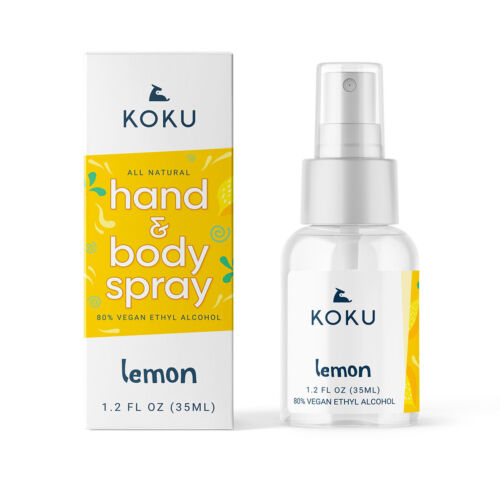Lemon-Lime-Mandarin Orange Scented Sanitizer Spray, Citrus Set 1 (3x1.2 Fl. Oz.) - Picture 2 of 4