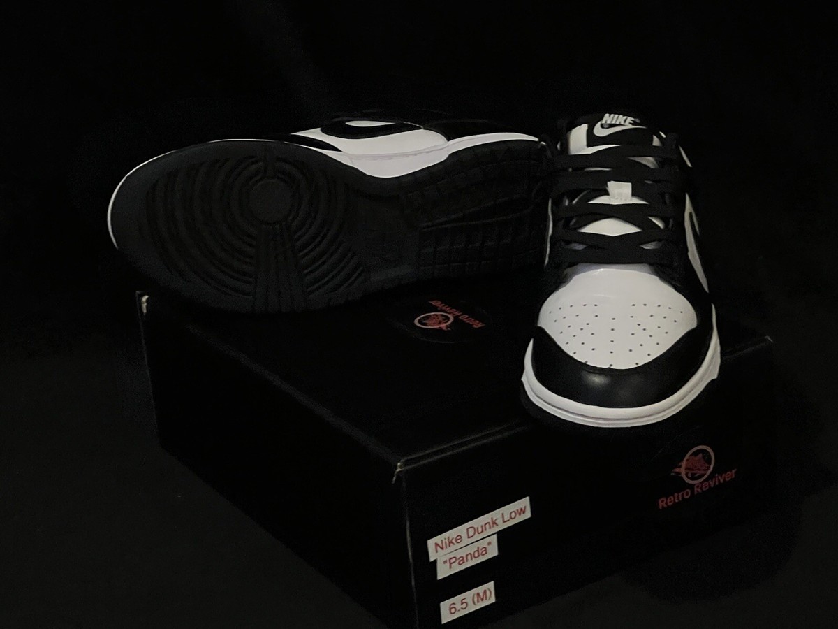 Size 6.5 - Nike Dunk Low Retro Panda 2021 | eBay