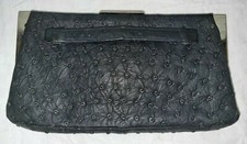 Vintage Straußenleder Tasche Clutch Art Deco