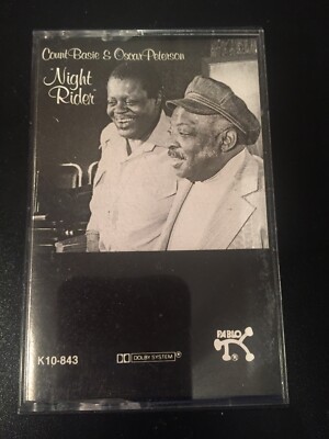 MC MUSIKKASSETTE COUNT BASIE AND OSCAR PETERSON NICHGT RIDER  PABLO RECORDS