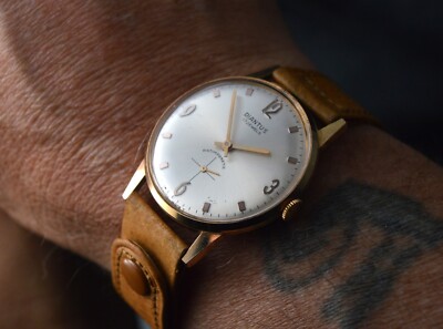 SELTENE DIANTUS ANTIMAGNETISCHE KLEID HERREN VINTAGE UHR 34,5MM SEHR ELEGANT 70er NOS