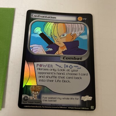 DBZ Dragon Ball Z Confrontation P2 Foil Holo Promo Card 2003 ULTRA