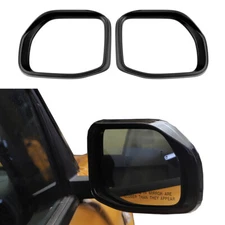 Side Rearview Mirror Eyebrow Cover Trim For Bronco Sport 21+/Maverick 22+ Black