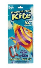 Gayla TROPICAL FISH Kite With Twine Winder 52" Wingspan Keel Guided 225