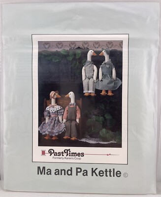 Vintage Past Times Karen's Coop Ma And Pa Kettle Sewing Pattern UNCUT