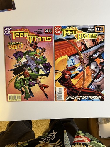 Lote de 8 cómics de Teen Titans DC 2005 # 17 19 20 21 22 23 25 26 Johns McKone difícil de encontrar - Imagen 3 de 6