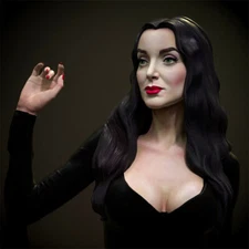 3D Printing Morticia Addams Garage Kit Figure Model Kit Unpainted Unassembled GK