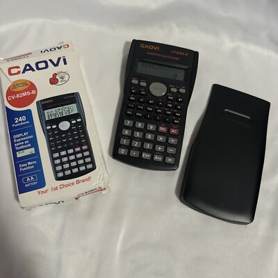 Vintage Casio Scientific Calculator, (fx - 82c), Good Working Order, Original Shell Case