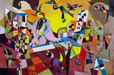 Un piccolo cane con la coda gialla Miljenko Bengez Opera SERIGRAFIA Ed. Limitata