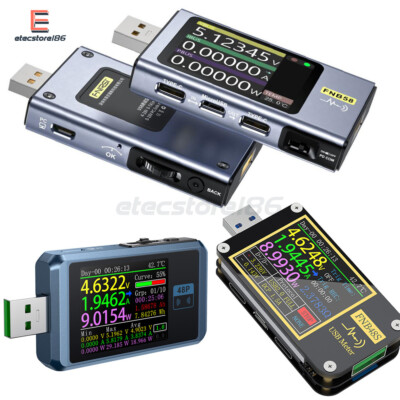 FNIRSI FNB58 USB Voltage Current Meter Voltmeter Ammeter Type-C QC Charge Meter