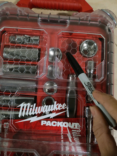 Milwaukee 48-22-9481 3/8" Drive SAE Ratchet & Socket Mechanics - Foto 2