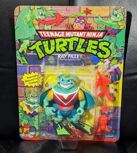 Vintage TMNT Ray Fillet Playmates Ninja Turtles 19...