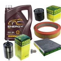 MANN-FILTER Inspektionspaket 5L Mannol Energy 5W-30 FüR Seat Ibiza Ii 1.0