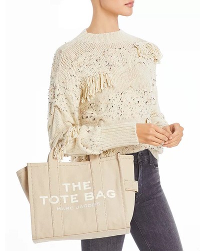 MARC JACOBS The MediumTote Borsa, Tracolla Trasformabile, Beige - Foto 2 di 11