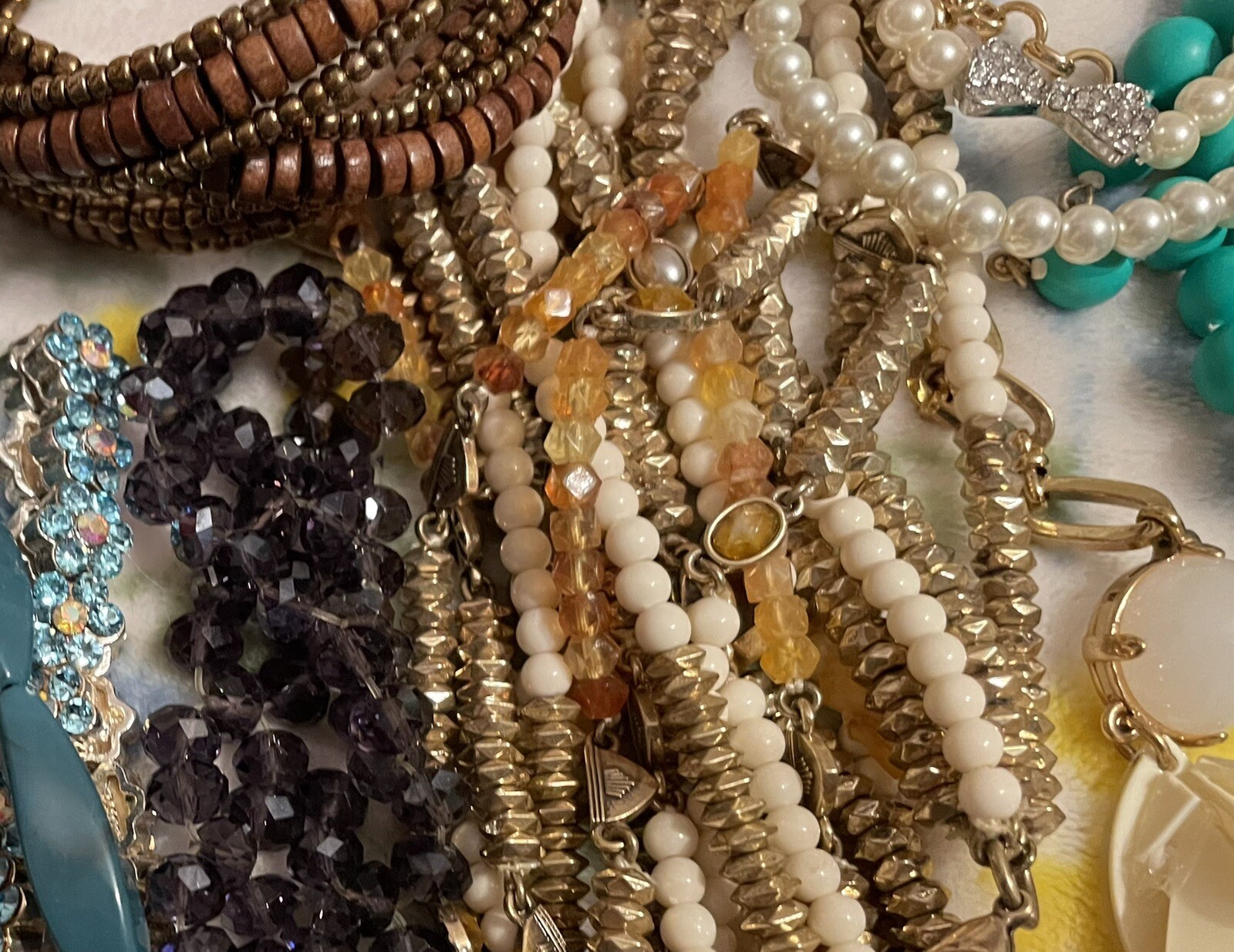 JUNK JEWELRY LOT 2 lbs. of jewelry for Supplies Crafting Refurbishing