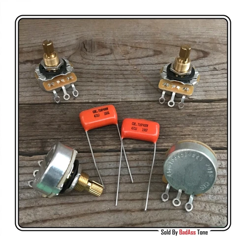 Gibson - Epiphone - 500K CTS Pots / Orange Drop .047 400V - Guitar wiring 