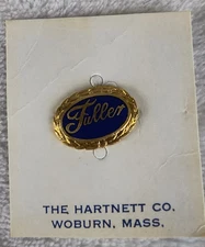 Vintage Fuller Brush Lapel Pin Tie Pin Screw Back Hartnett Co. Logo