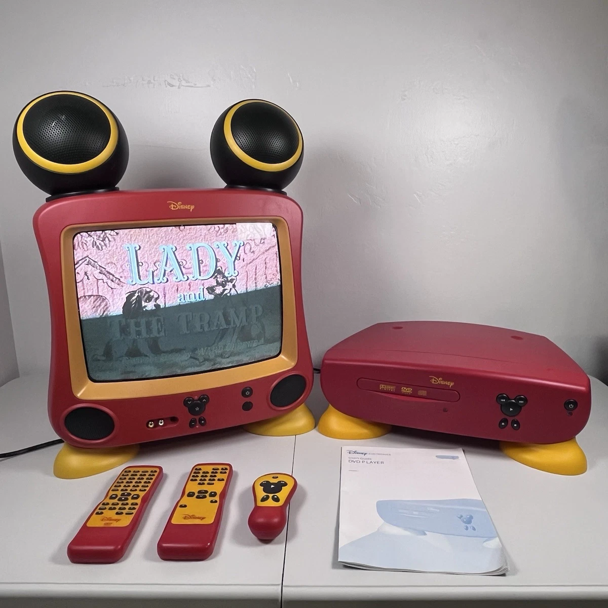 Disney ミッキーマウス　ブラウン管TV　DVD・CDプレーヤー 2026年最新】Disney ブラウン管テレビ・テレビデオの人気アイテム