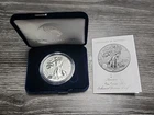 2019 S ENHANCED REVERSE PROOF AMERICAN SILVER EAGLE COIN W/ BOX +COA