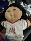 Vintage 1996 Mattel Olympikids USA Mascot Gymnast Doll Cabbage Patch Black Hair