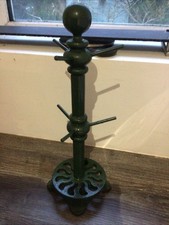 Cast Iron Mug Rack Green