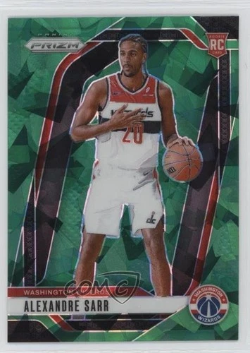 2024-25 Panini Prizm Green Ice Prizm Alexandre Sarr #264 Rookie RCOpens in a new window or tab