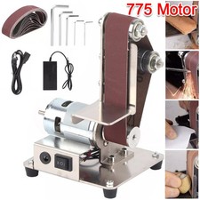 UK Mini Electric Belt Sander Grinder DIY Polishing Machine Sanding Tools Kit p