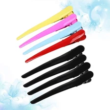 8 Pcs Duckbill Hair Clips Metal Claw Girls Colored Hairpins Accessories