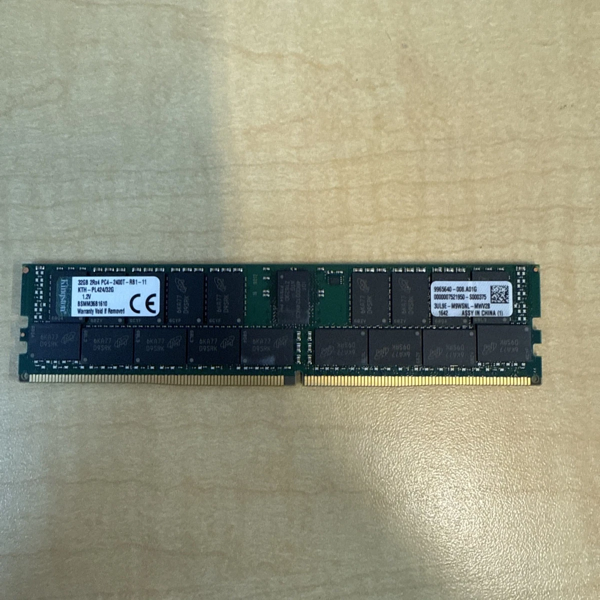 Kingston Server RAM 32 GB Capacity per Module for sale | eBay