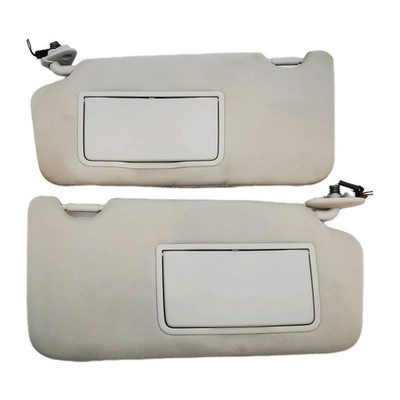 2007-2013 Mitsubishi Outlander Sun Visors Shade Set Pair Left + Right Gray *READ