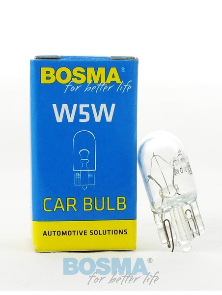 Fits BOSMA �AR�WKI 1949S T10 BULB 12V 5W W5W BOSMA SINGLE PACK  ⭐UK Stock⭐