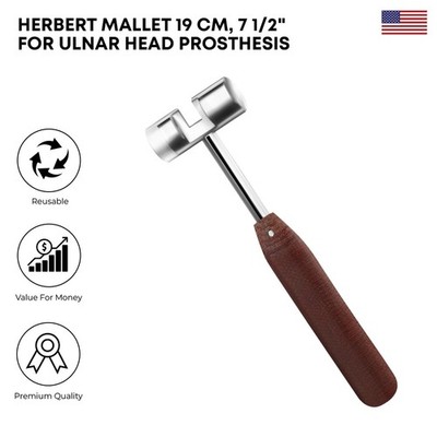 Herbert Surgical Mallet 19cm (7½'') | Ulnar Head Prosthesis Surgical Instruments