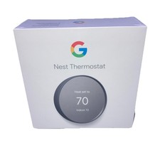 NUEVO Termostato Inteligente Google Nest 4ta Generación Gris Carbón G4CVZ SELLADO