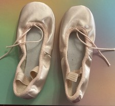 Nuovissime - Scarpe da ballo Roch Valley in raso rosa, Junior 11,5 / EU 30, elastici