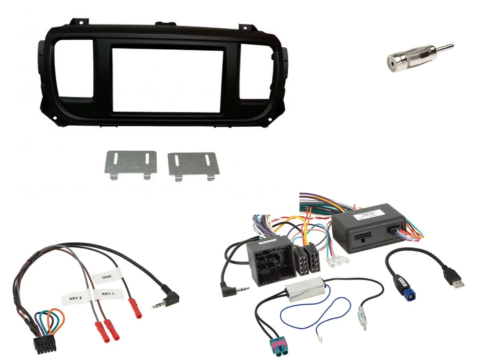 Kenwood 2DIN Bluetooth Lenkrad USB DAB Autoradio für Citroen Jumpy Spacetourer P - Bild 3 von 4