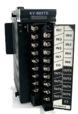 Keyence KV-B8XTD 8/8-Point Screw Terminal Block, MOSFET (Sink), with Overcurrent
