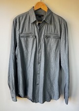 John Varvatos Size M Button down Casual Shirt 100 cotton Lightweight