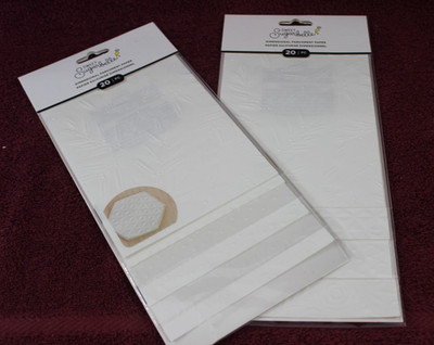 2 Packs Sweet Sugarbelle Dimensional Parchment Paper Texture Sheets Royal Icing